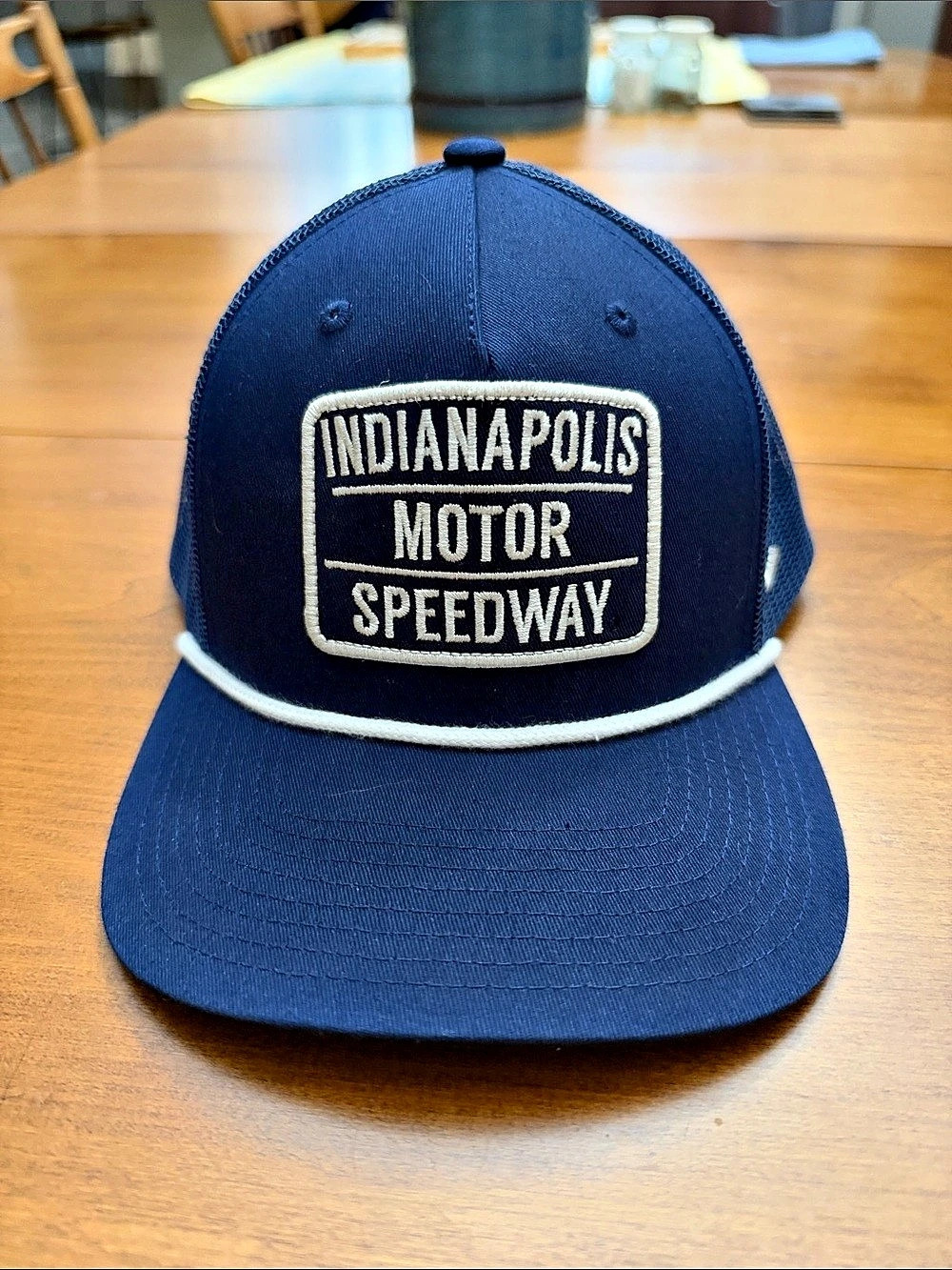 Zephyr Indianapolis Motor Speedway Circle Patch Zephyr Rope Hat Rope Hat Blue